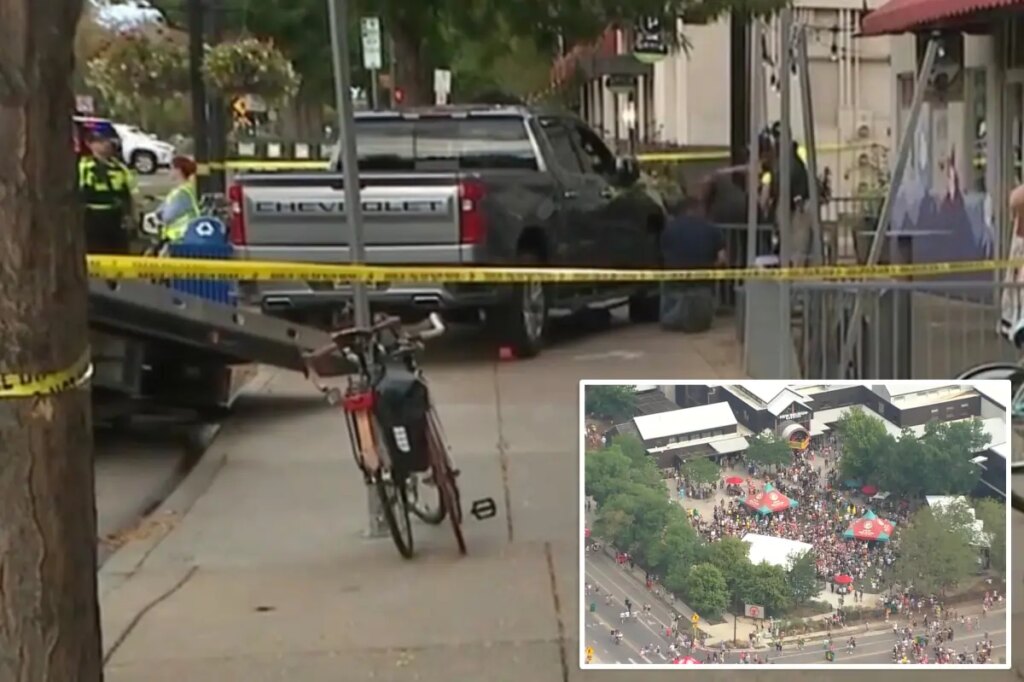 Out-of-control truck plows into sidewalk near Colorado bicycle festival, killing 1 and hurting 5