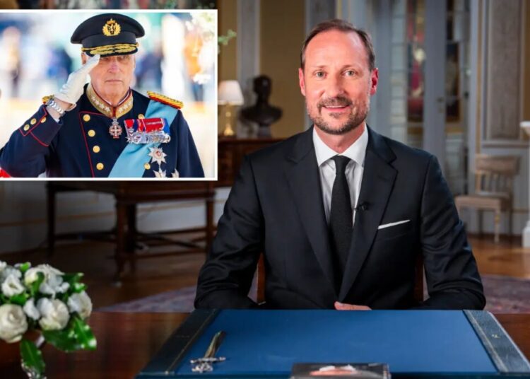 Norway’s King Haakon honors ‘dear father’ Harald in first speech as sovereign