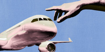 Why some passengers touch the plane before boarding