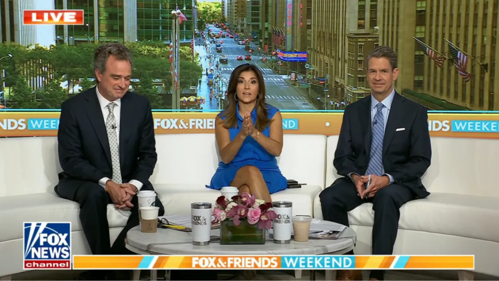 ‘Oh my God!’: Fox News flubs preview of interview with second lady with on-air gaffe