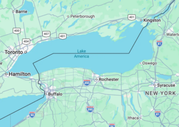 Google Maps Now Shows ‘Lake America’ Instead of Lake Ontario