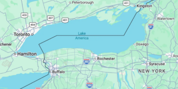 Google Maps Now Shows ‘Lake America’ Instead of Lake Ontario
