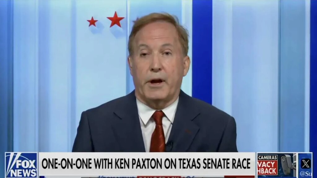 Stammering Ken Paxton spews epic word salad as Fox News demands explanation