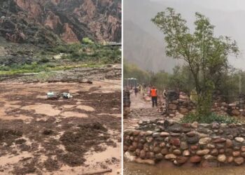 At least 20 hikers missing as flash flood sweeps through Grand Canyon