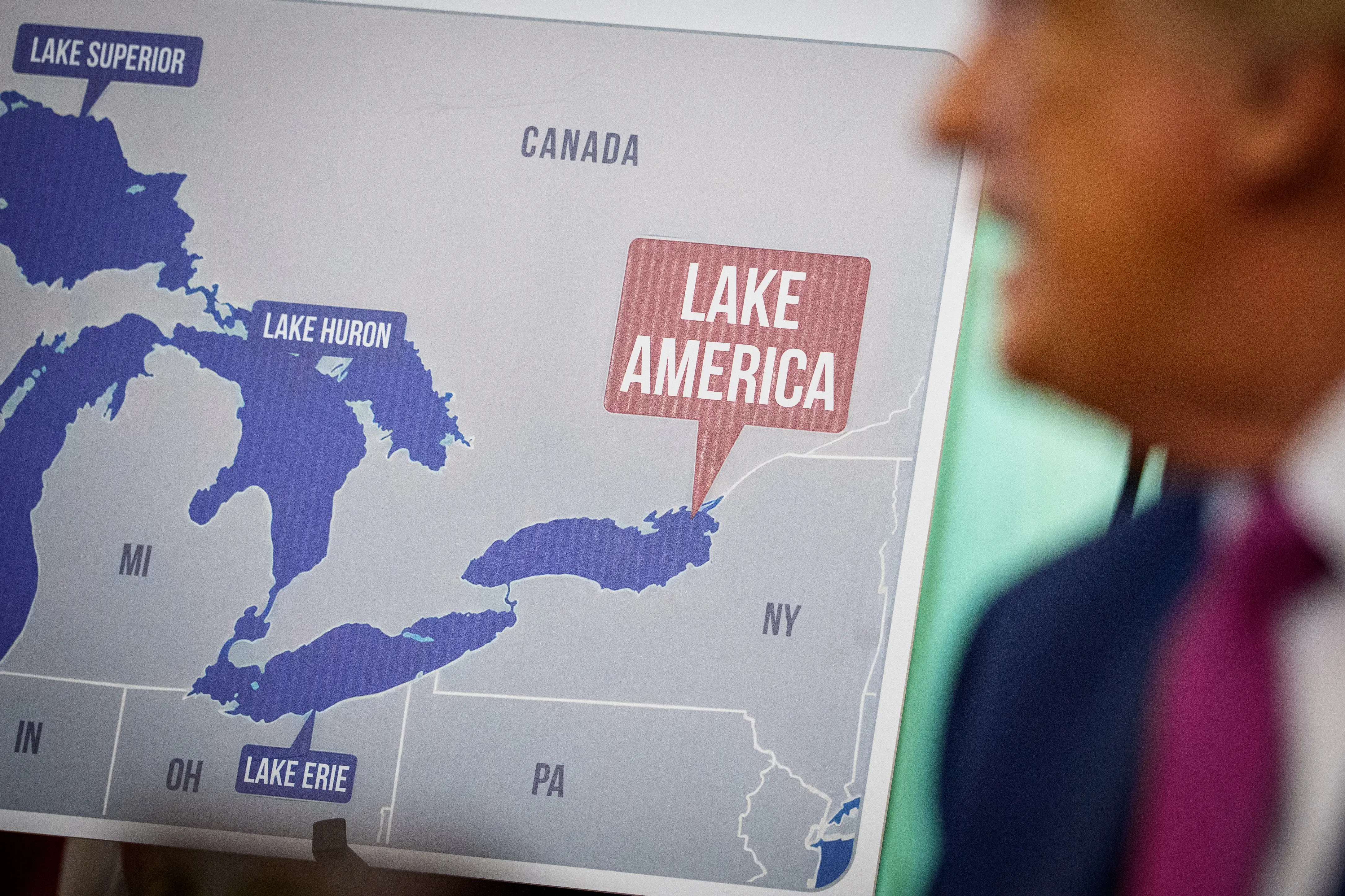 A map labeling Lake Ontario as 
