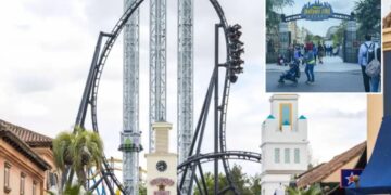 Parkgoer airlifted after Batman roller coaster incident leaves man with fractures to both legs