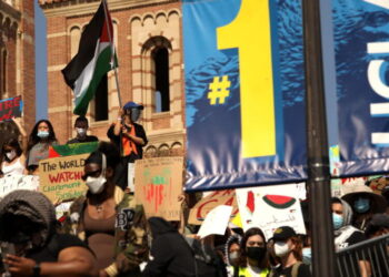 UCLA disciplined a pro-Palestinian protester behind closed doors. Now he’s suing