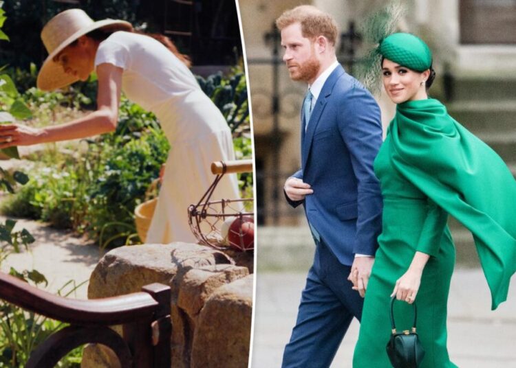 Meghan Markle soaks in the ‘last of summer’ in Montecito garden snap taken pre-UK move