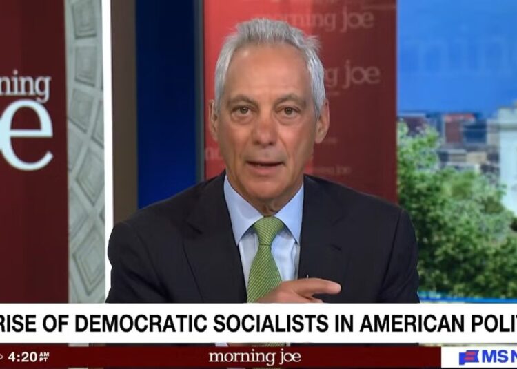 ‘Morning Joe’: Rahm Emanuel Insists Democratic Party Is ‘Not Open’ to Socialist Takeover