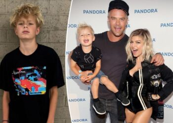 Exes Fergie and Josh Duhamel celebrate ‘cool’ son Axl’s 13th birthday with rare photos