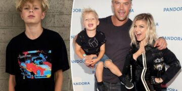 Exes Fergie and Josh Duhamel celebrate ‘cool’ son Axl’s 13th birthday with rare photos