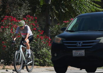 Planned bikes lanes on Forest Lawn Drive targeted in last-minute language added to bill
