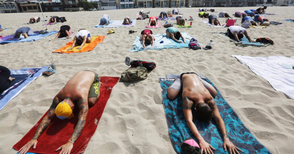 Feeling stressed and overheated? Try these 5 free L.A. yoga and fitness classes