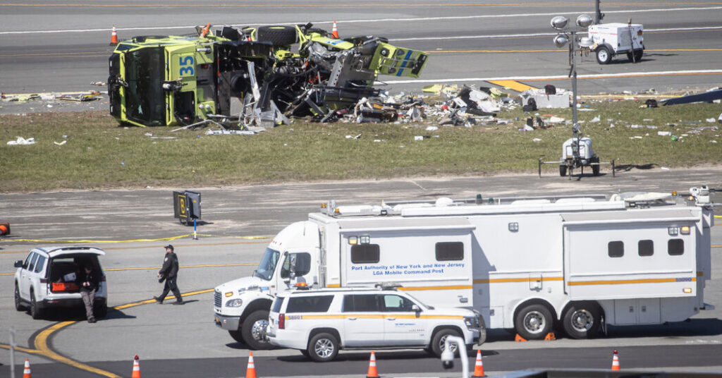 Rescue Trucks at LaGuardia and J.F.K. Get Trackers After Fatal Crash