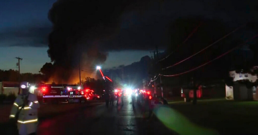 2 Workers Missing After Explosions and Fire at Ohio Recycling Plant
