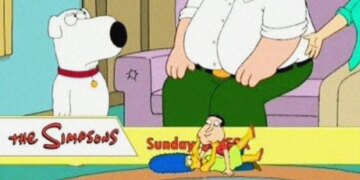 19 Years Ago, Fox Cut This Brutal ‘Family Guy’ Joke About ‘The Simpsons’