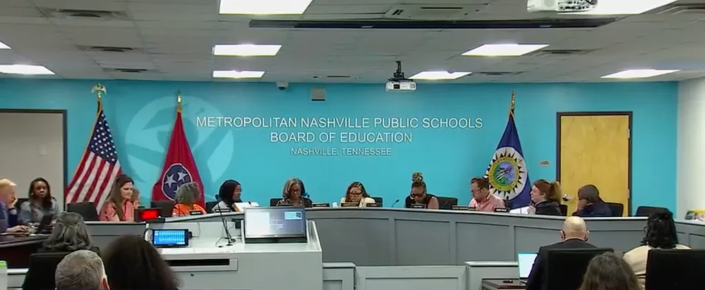 Metropolitan Nashville Public Schools Board of Education meeting.