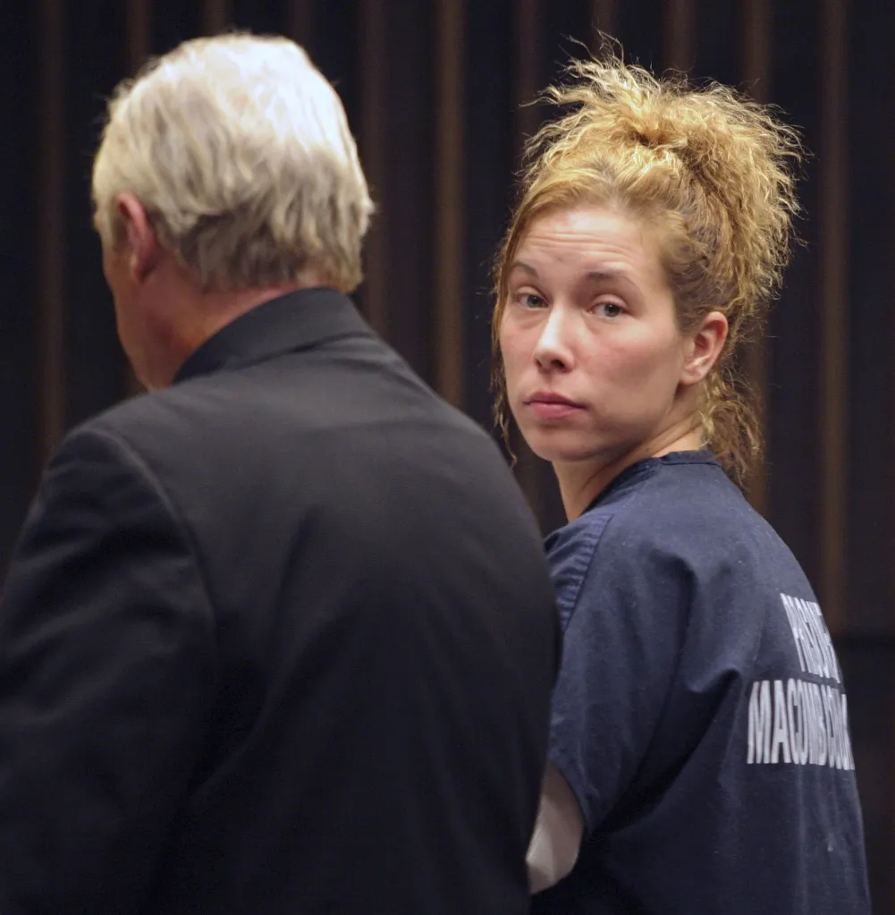 Kimberly Mathers, Eminem's ex-wife, in court for a probation violation.
