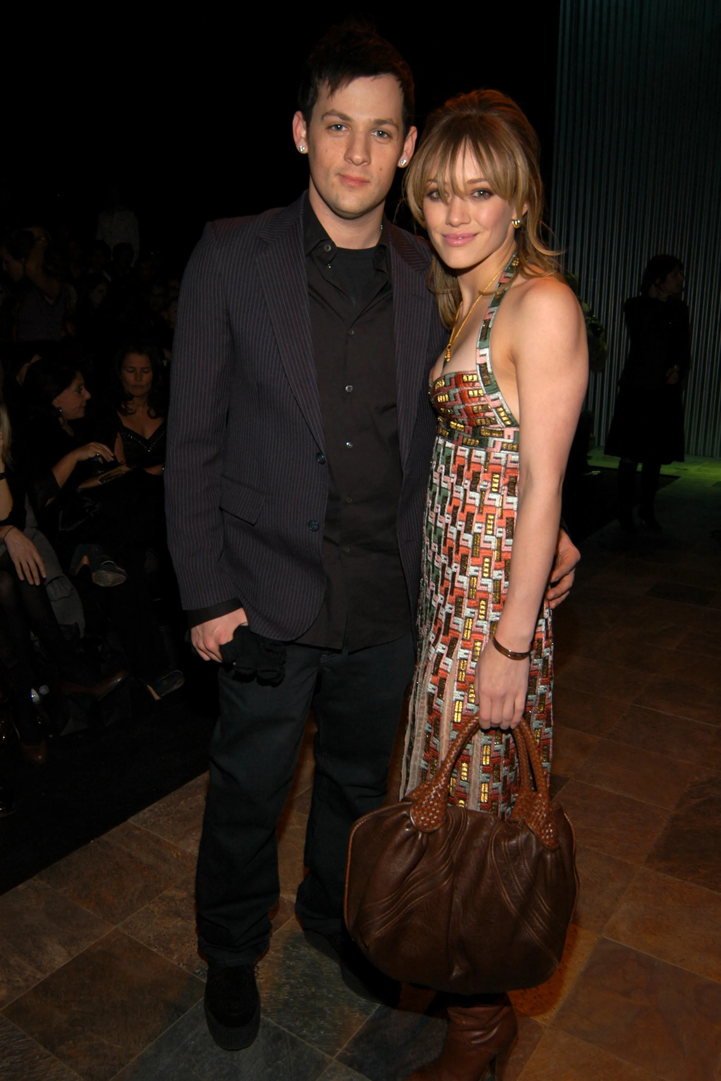  Joel Madden and Hilary Duff attend Vera Wang Fall 2006 Fashion Show at The Tent at Bryant Park on February 9, 2006 