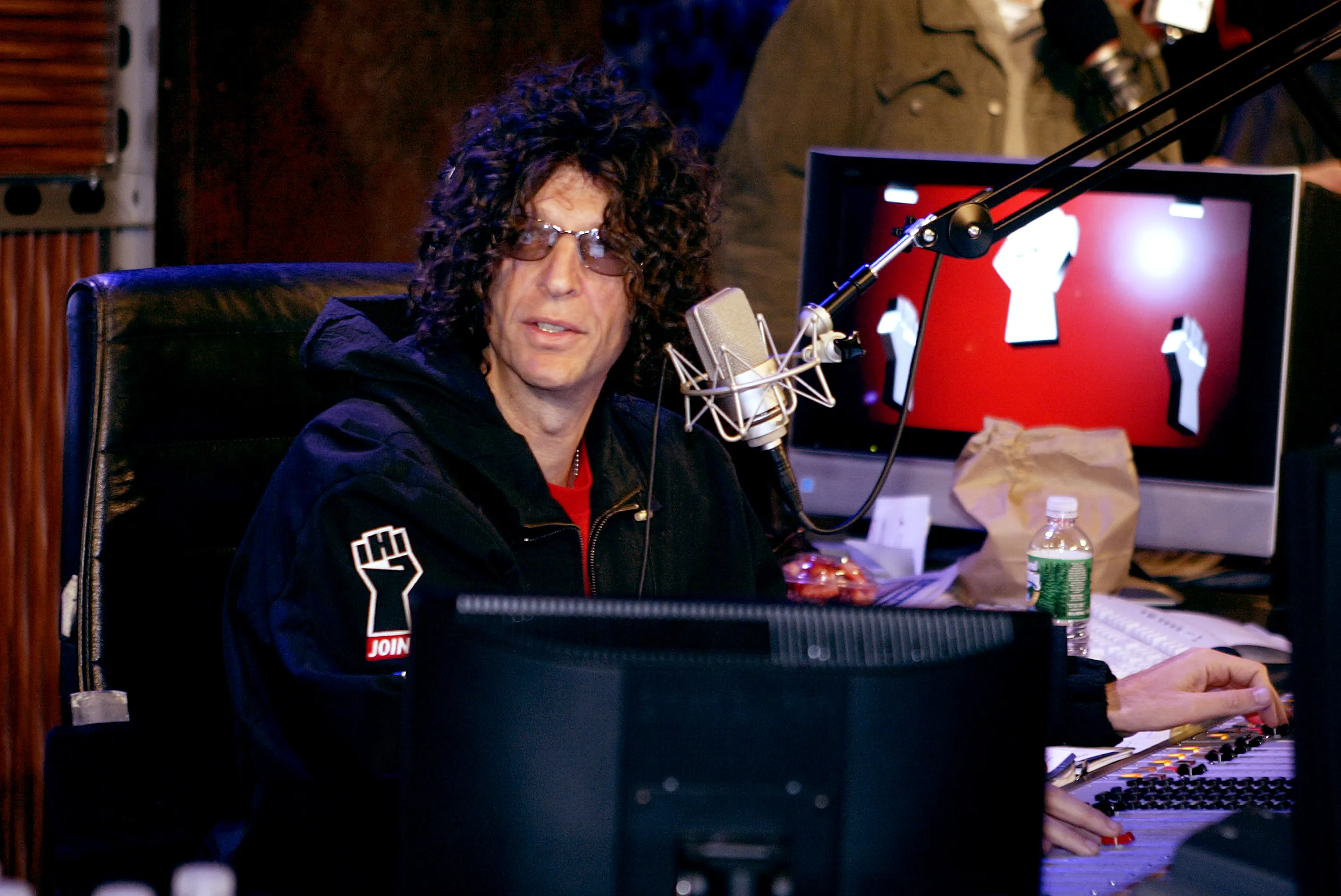 Radio talk show host Howard Stern on Sirius Satellite Radio.