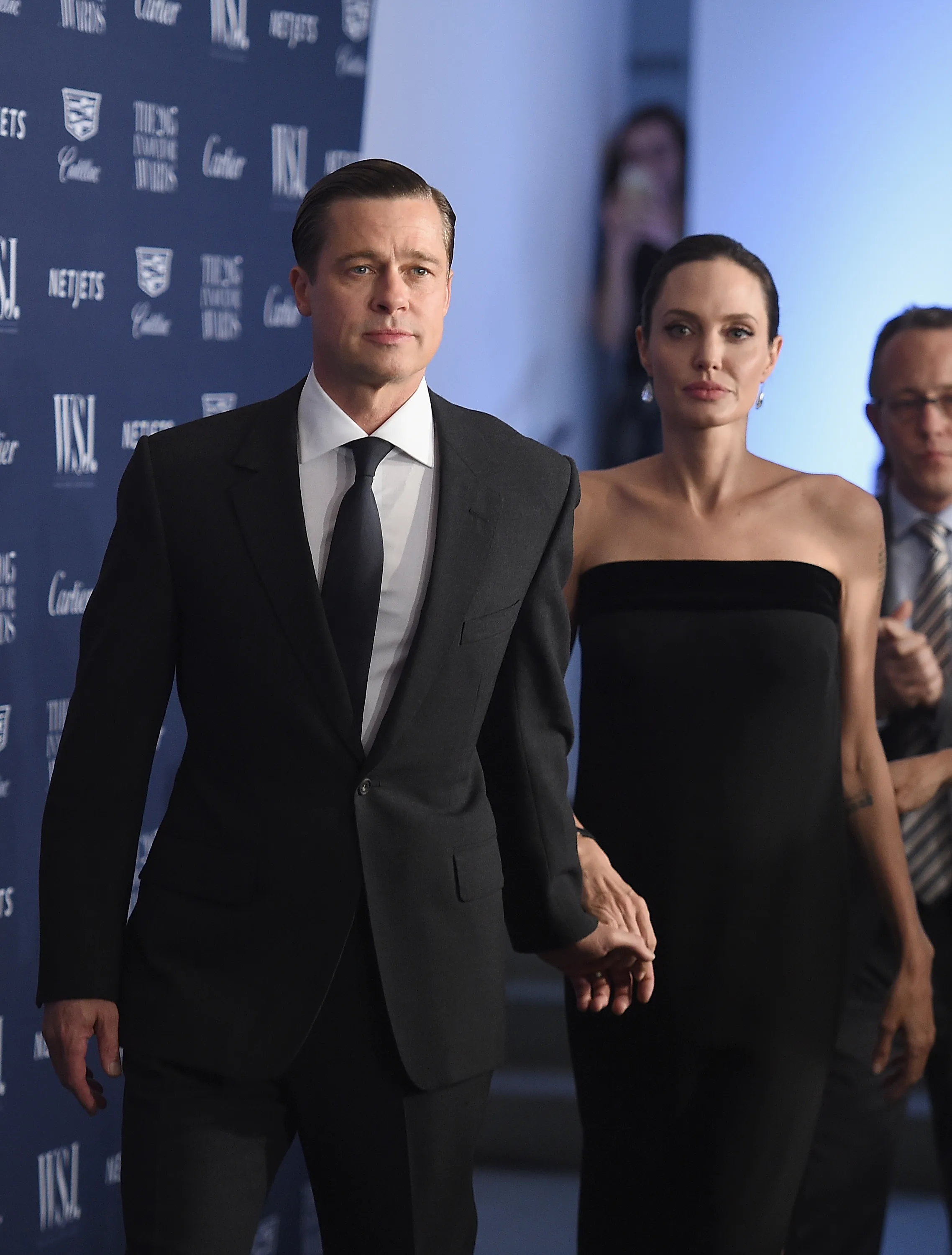 Brad Pitt and Angelina Jolie attend the WSJ. Magazine 2015 Innovator Awards.
