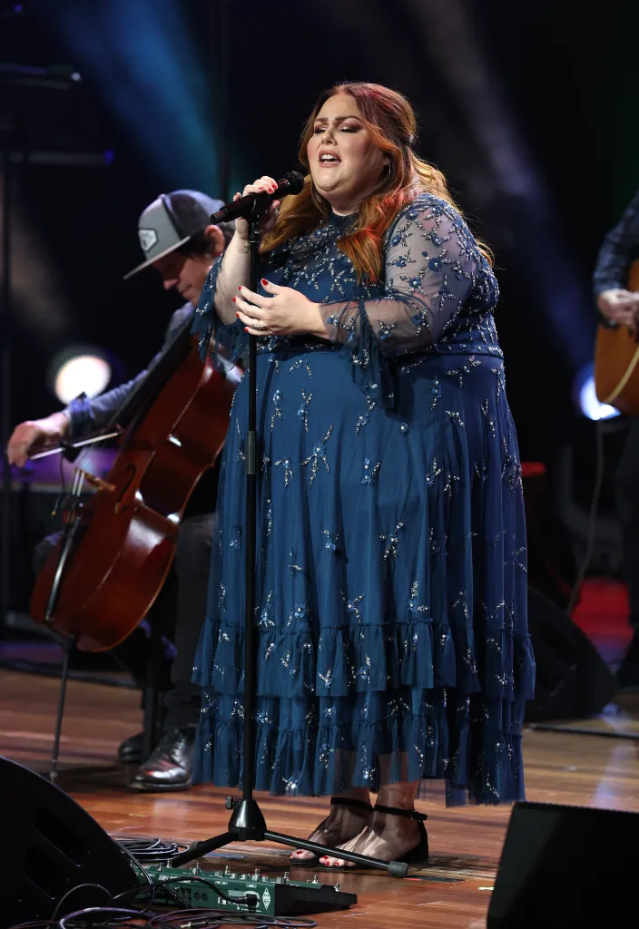 Chrissy Metz performing at America Salutes You 2023 Concert For Gratitude.