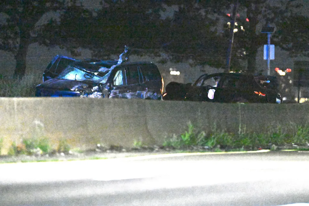 A Cadillac Escalade and Honda HRV were involved in the Tuesday night crash with three teens dying.