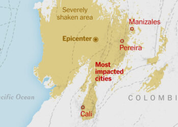 Here Is Where Colombia’s Quake Hit Hardest