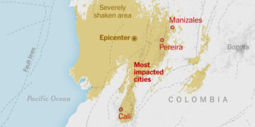 Here Is Where Colombia’s Quake Hit Hardest