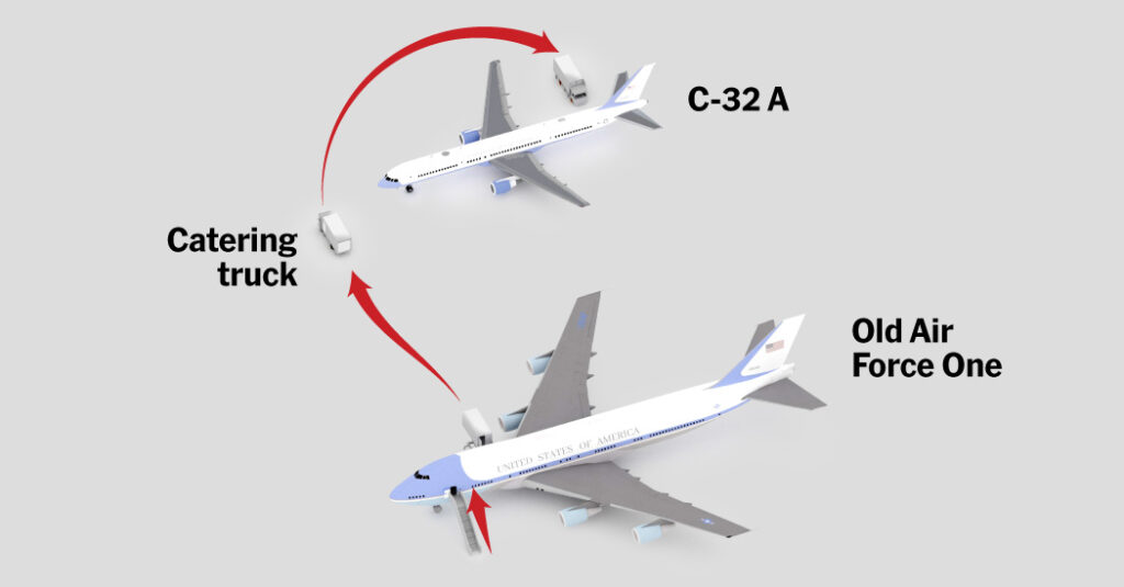 A Catering Truck and a Decoy Plane: How Trump’s Great Escape Unfolded