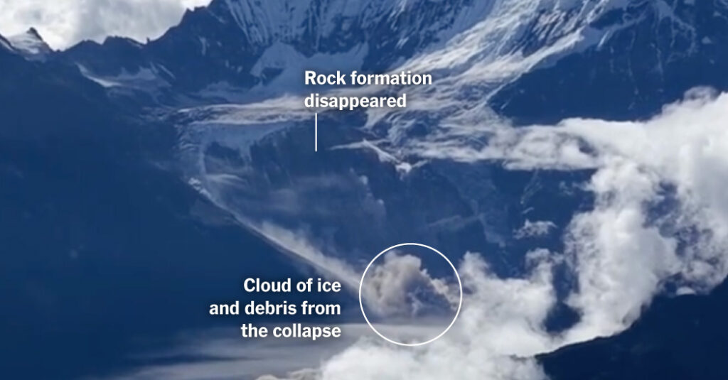 See the Moments After a Himalayan Glacier Collapsed, Causing a Deadly Flood