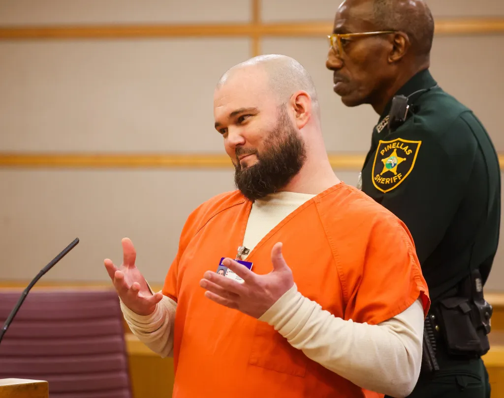 Gress chuckled as he told the court
