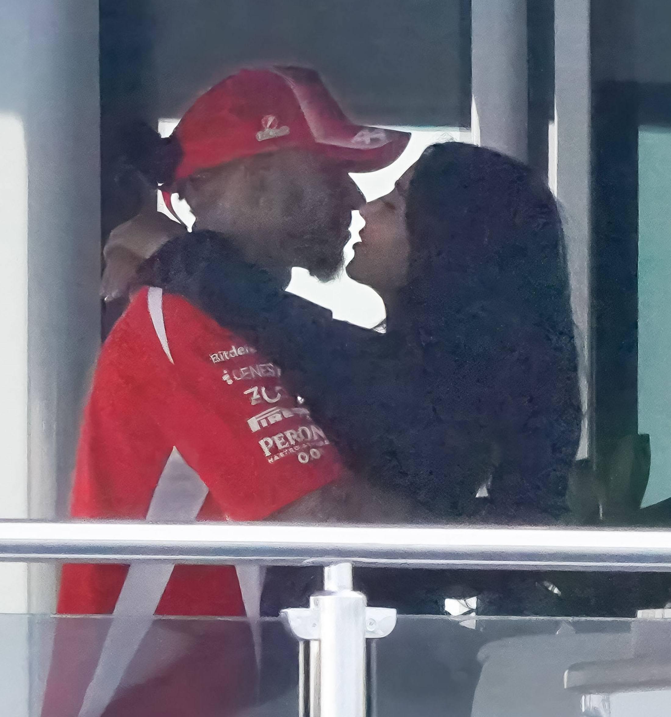 Lewis Hamilton and Kim Kardashian.