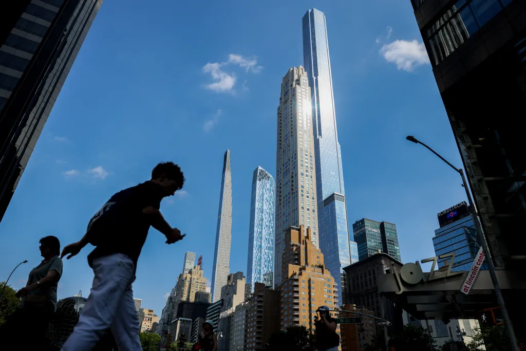 Residential luxury towers along Billionaire's Row.