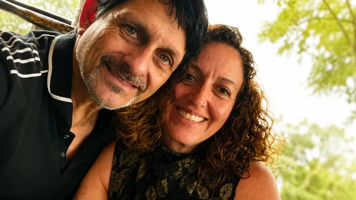 Daryl Alexander Hill with a woman.