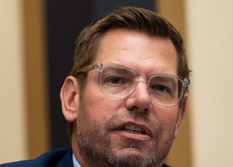 F.B.I. Agents Search Eric Swalwell’s Home as Part of Federal Inquiry