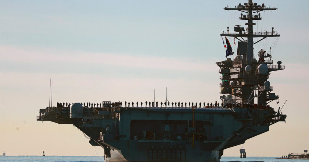 Weary U.S.S. Abraham Lincoln Leaves Middle East