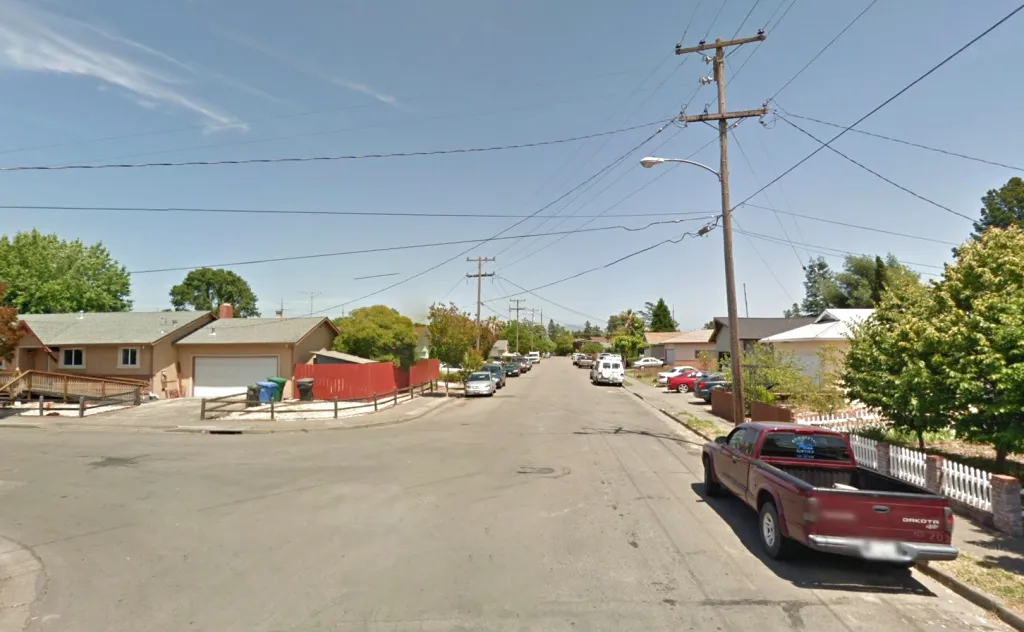 Street view of the 2700 Mohawk St. area in Santa Rosa, California.
