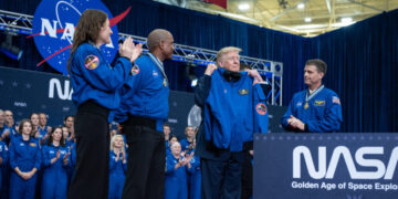 Trump Creates a Space Academy and Honors the Artemis Astronauts