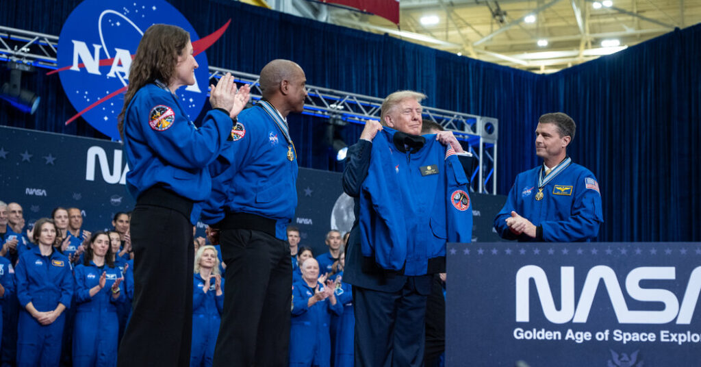 Trump Creates a Space Academy and Honors the Artemis Astronauts