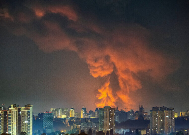 Deadly Missile Attack on Kyiv Exploits Ukraine’s Depleted Air Defenses