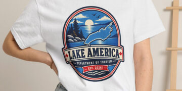 Lake America merch is already available, if you have a sense of humor