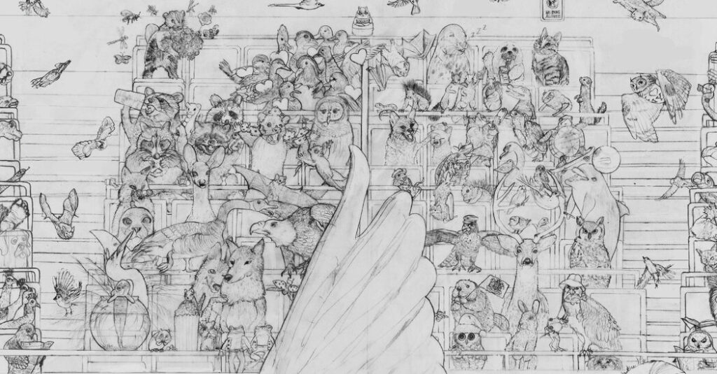 How a Young Artist Went Wild for a U.S. Open Preview