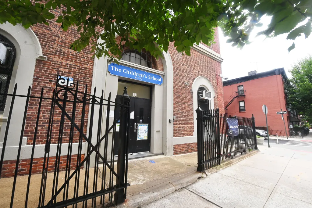 The outside of PS. 372. 