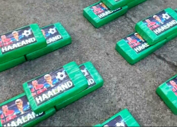 Ecuadorian police seize 1,000 pounds of cocaine bearing image of soccer star Erling Haaland