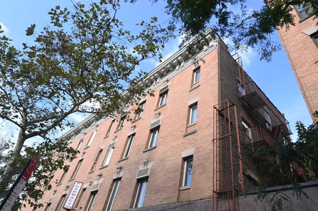 The brick apartment building at 542 Eastern Parkway in Crown Heights, Brooklyn, where Gustavo Gordillo is a tenant.