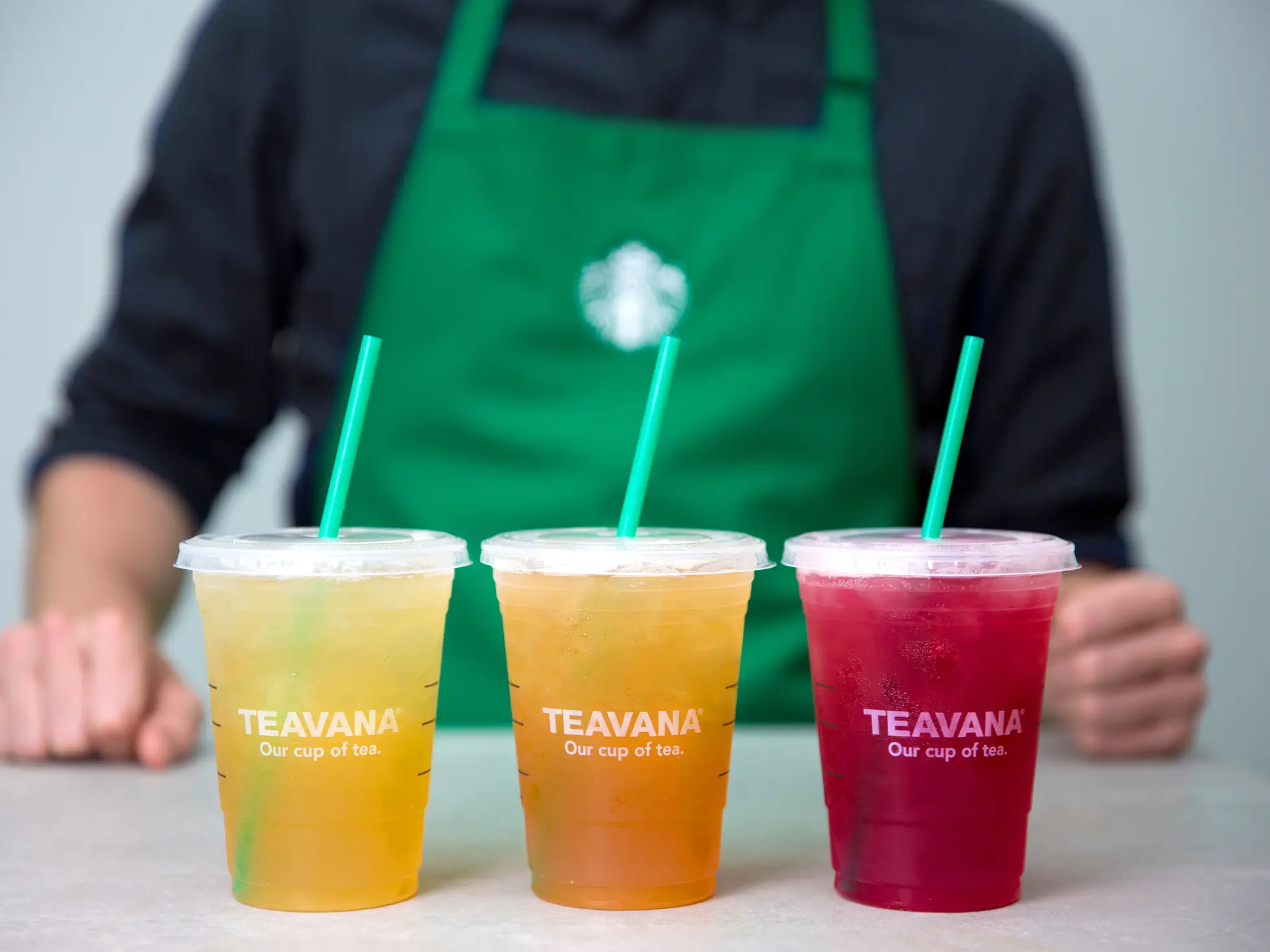 Teavana logo iced tea cups