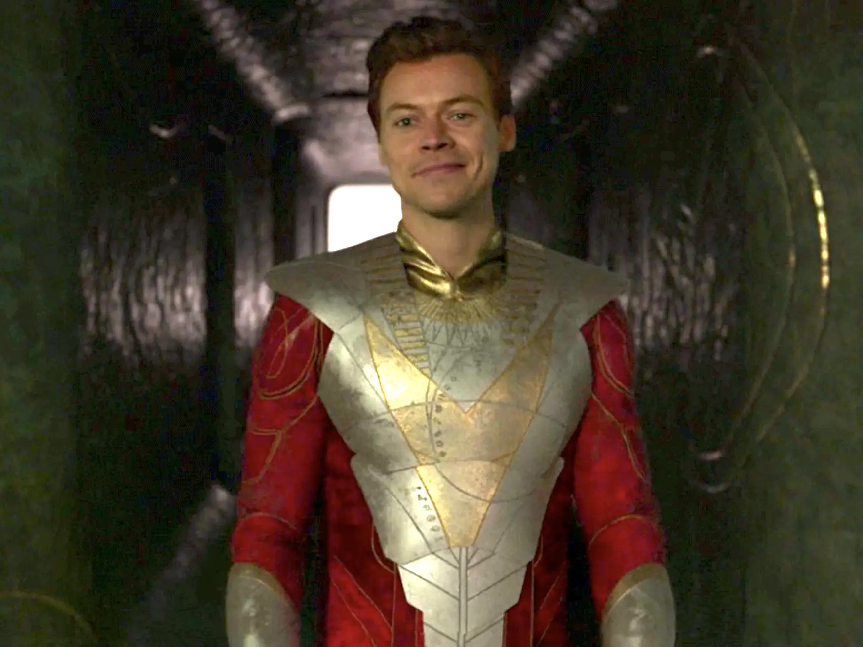 Harry Styles as Eros in 