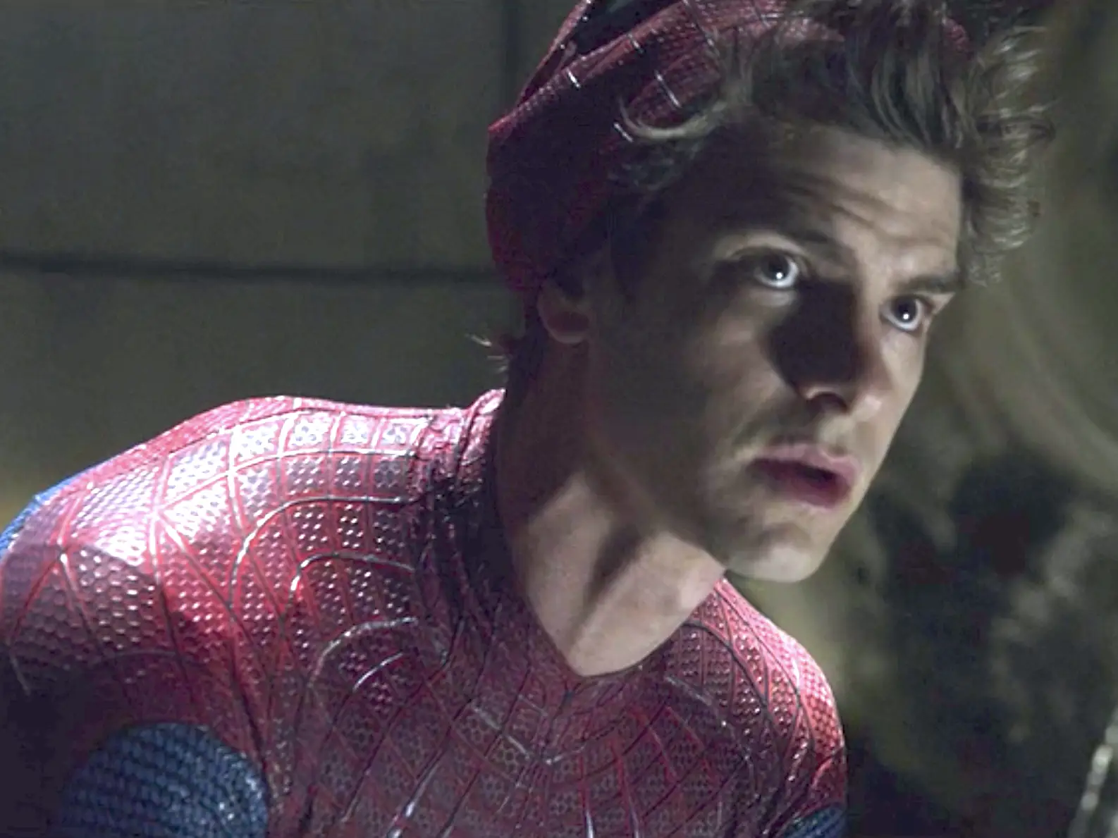 Andrew Garfield as Peter Parker/Spider-Man in 