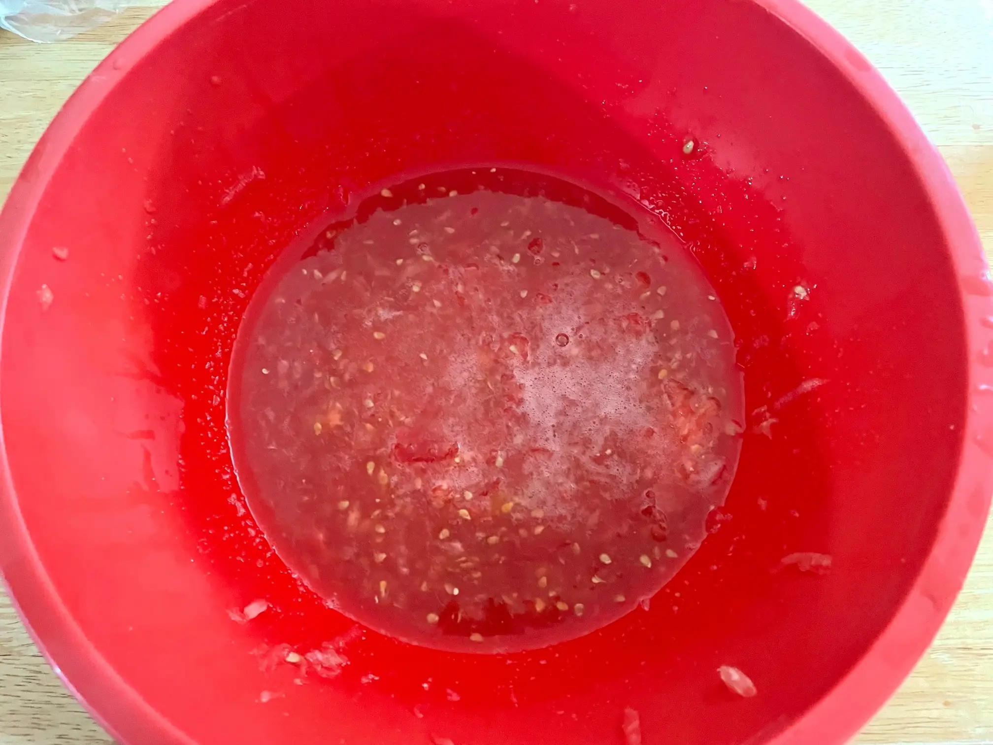 Tomato mixture for yemista sauce